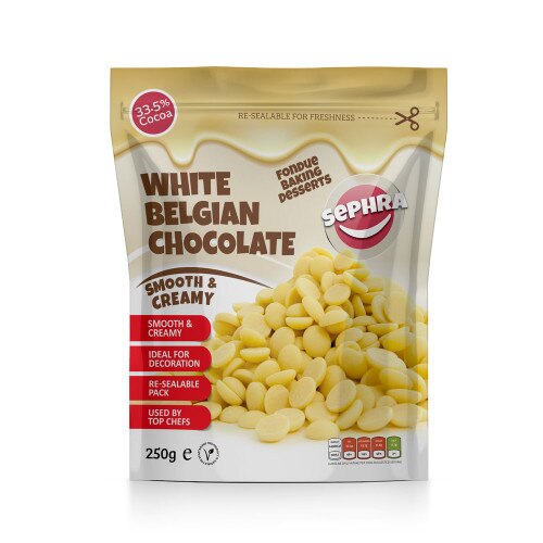 Sephra Belgian White Chocolate - 250g